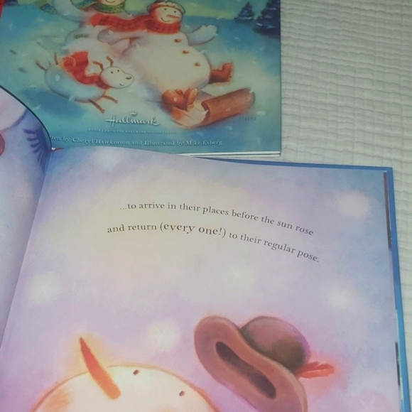 5/$25 Snow What Fun by Cheryl Hawkinson - Hallmark Holiday Books - Hardcover - Picture 5 of 6